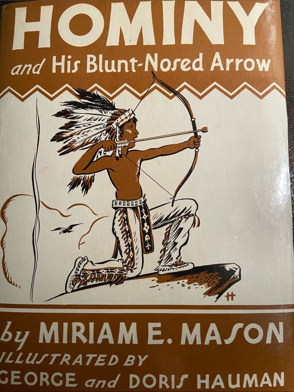Vintage 1960s 60s 1950s 50s Miami Native American Indian book boy feather arrow
